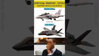 F-35 vs Yak-141 Cold War Vertical Takeoff Fighter Jets | US vs USSR Comparison #shorts