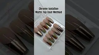 Master your Chrome Application EASY 💅🏻✨ #chromenails #chrometutorial #nailtutorial  #nailart