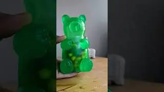 Sugar Up Squish-Core Drop: Green Gummy Bear 🍬 + Jelly Beans 🍭 + Alpaca 🦙 in the Background