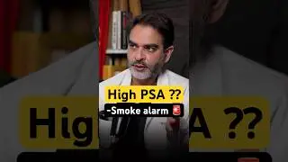 High PSA is a Smoke Alarm 🚨 #prostatecancer