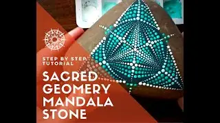 Sacred Geometry Mandala Stone Step by Step Tutorial