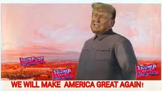 red repubblican in the Sky (Donald zedong) mashup