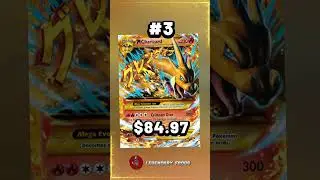 Top 5 Mega Charizard Cards #shorts #pokemoncards  #charizard #dracaufeu #megacharizard #pokemon #top