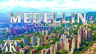 Medellin, Colombia 🇨🇴 in 4K ULTRA HD | Drone Footage