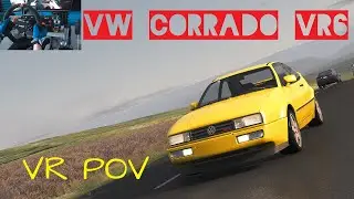 VW Corrado VR6 Weaving through High Force TRAFFIC | Assetto Corsa (Steering Wheel + Shifter) [VR]