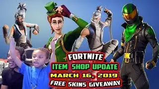 FORTNITE ITEM SHOP UPDATE - MARCH 16, 2019 *NEW* LUCKY RIDER, KUNO, SGT. GREEN CLOVER, KENJI