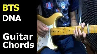 HOW TO PLAY - BTS - DNA - Guitar Lesson/Chords