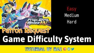 Game Difficulty System - Pixel Game Maker MV