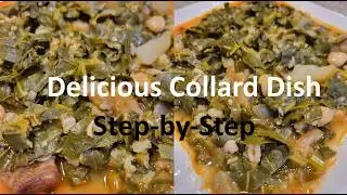 Delicious Collard Dish #Cooking #collard #rosemary-mom-kitchen
