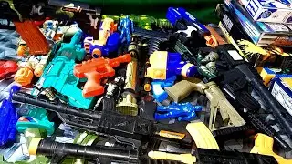 Super combat, zombie strike gun, Space gun, 3 bowling fire, pistolshotgun nerfguns #abhiguntoy