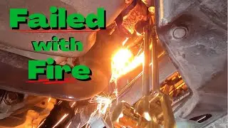 Job quickly goes bad! I melted the wrong part! Damaging a Honda Odyssey P0420 P0430 Catalytic