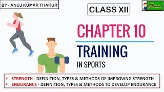 Training in Sports I Chapter 10 I Class 12 Physical Education