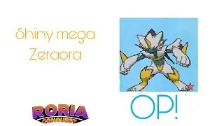 Shiny mega zeraora is a true beast in roria conquest uber fields 