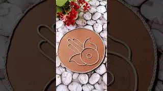 evil eye lippan art for wall decor🥰 #trending #craft #art #diy #walldecor #evileye #shorts #viral