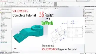Solidworks Tutorial for Beginner | Solidworks Exercise for Beginner 8 | Solidworks Beginner Tutorial