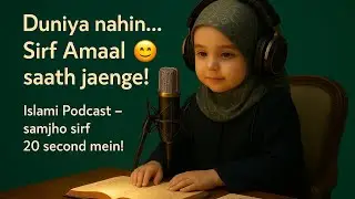 Sirf Amaal sath jaenge 😭| Islamic podcast video samjo Sirf 20 second main😱@peekaboopodcast