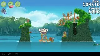 Angry Birds Rio Treasure Hunt Level 20  106420