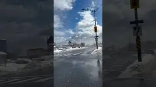 How do you like snow rate 01 to 10😅 #snow #storm #relax #canada #winter
