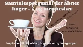 SamtaleSp&oslash;rgsm&aring;l der &aring;bner b&oslash;ger - og mennesker. Anderledes, sjove & sk&aelig;ve ideer. Bogklubber se her!