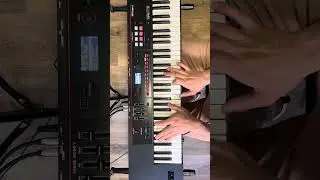 Timbre com layer de Felt Piano, &Oacute;rg&atilde;o Hammond, Soft Pad e Breath Pad para Roland XPS-10X