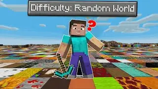 Minecraft, But My World Changes Every Day 😱