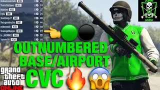 (GTA 5 ONLINE) OUTNUMBERED BASE AW/AIRPORT CvC (CREW WAR)🟢⚫️| SHOT CREW VS HEXX🔥 |Ft: ShootEmUp YT