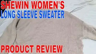 ✅  Shewin Women's Long Sleeve Solid Color Sweater Review 🔴