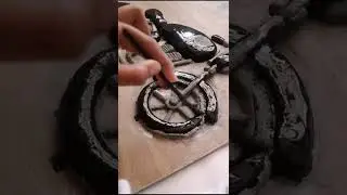 ## in 3D painting 🎨made on wood. #unique photo frame 🖼🎀 rupees only 500