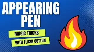 Penic Magic Trick Appearing Pen - Flash Cotton Magic