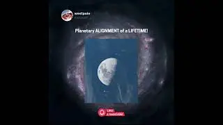 RARE and BREATHTAKING Planetary Alignment! #shorts