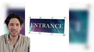 3 Section Sign Holder with Standoff Wall Mount