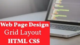 "Web Page Design Made Easy with Grid Layout in HTML" | HTML CSS | Grid Layout | Design | #short#css