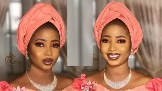 SIMPLE TURBAN GELE STYLE USING ASO-OKE