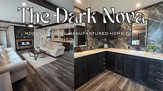 THE DARK NOVA Modern Luxury Manufactured Home Tour  DOE Zero Energy Ready by Southern Energy Homes