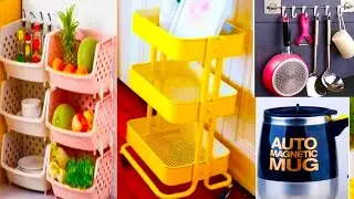 Amazon Very Smart Kitchen N Home Items|Amazon Must buys|Kitchen Baskets/Racks/Shelves/Pantry/Decor