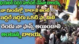 థియేటర్ దగ్గర హల్చల్ చేసిన బాలయ్య | Paisa Vasool Public Talk|Paisa Vasool Benefit Show | Balakrishna