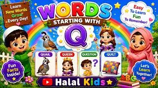 Q | Words starting with Q