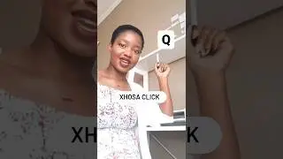 IsiXhosa clicks pronounciation. How to pronounce the 