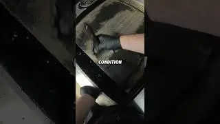 Using grill cleaner on a stainless steel griddle