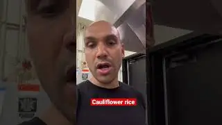 Frozen cauliflower rice.