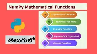 NumPy Mathematical functions|Math functions in python|Python tutorial for beginners|Coding Tricks
