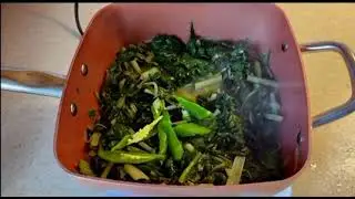 How to make Ethiopian kosta( Swiss chard) recipe 