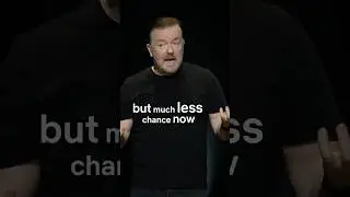 Getting old. #RickyGervais #Mortality