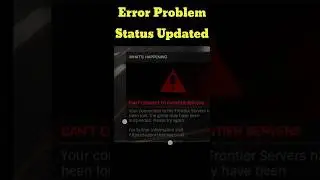 Elite: Dangerous CAN'T CONNECT TO FRONTIER SERVERS Your connection to the Frontier Servers  #shorts