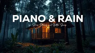 Peaceful Piano Music & Rain Sounds for Deep Sleep, Anxiety Relief and Relaxation
