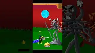 Шахтер одним выстрелом убивает статую каменного гиганта 🗿🔫 | Stick War Legacy