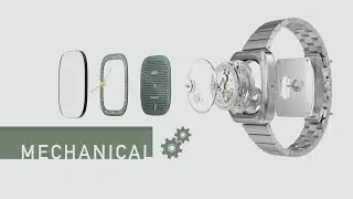 Green Retromatic Exploded View Mechanics
