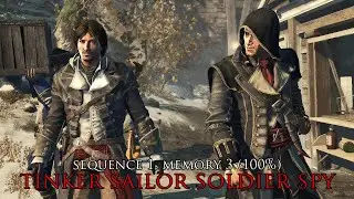 Assassin's Creed Rogue - Sequence 1, Memory 3: Tinker Sailor Soldier Spy (100%)