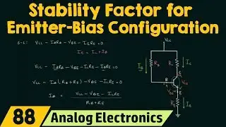 Stability Factor for Emitter-Bias Configuration