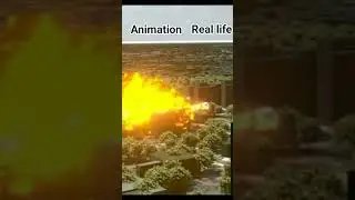 Air India flight 182 Animation vs Real life